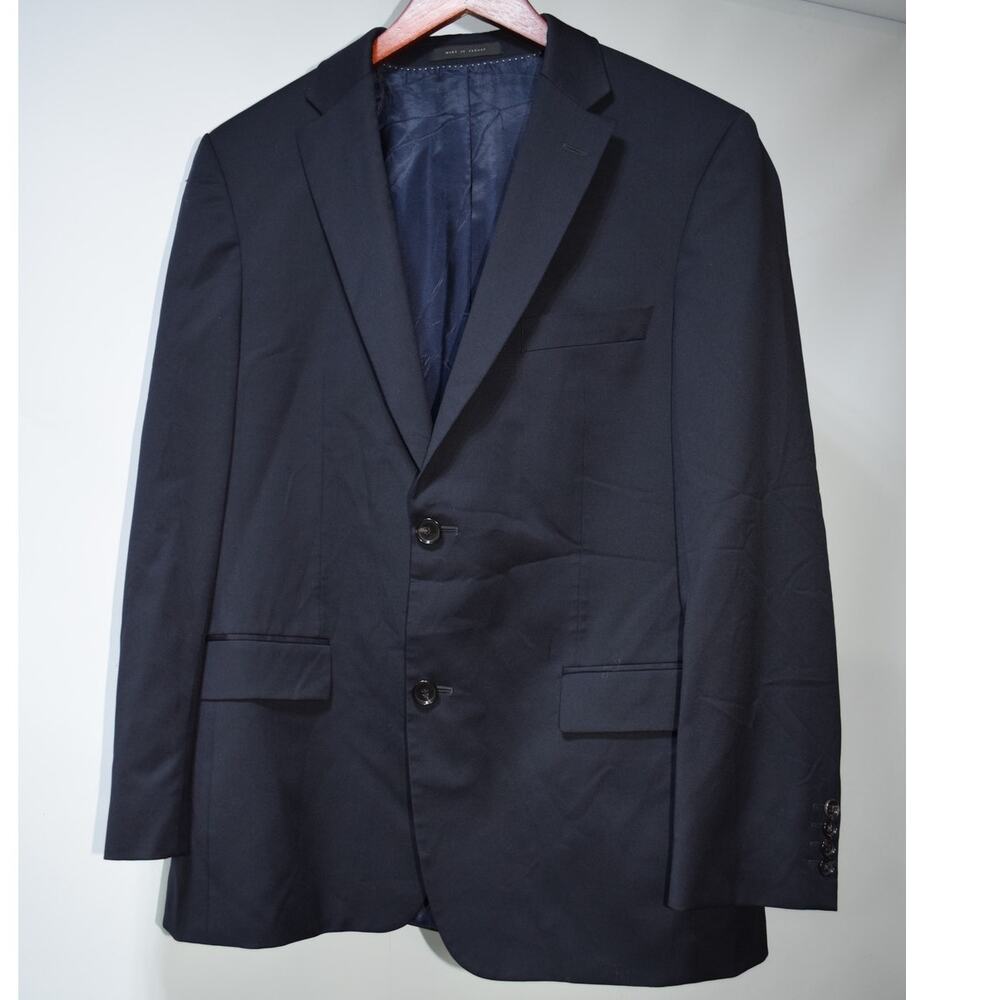 Hugo Boss REDA Super 100 Men’s Navy Wool Blazer Size 40R